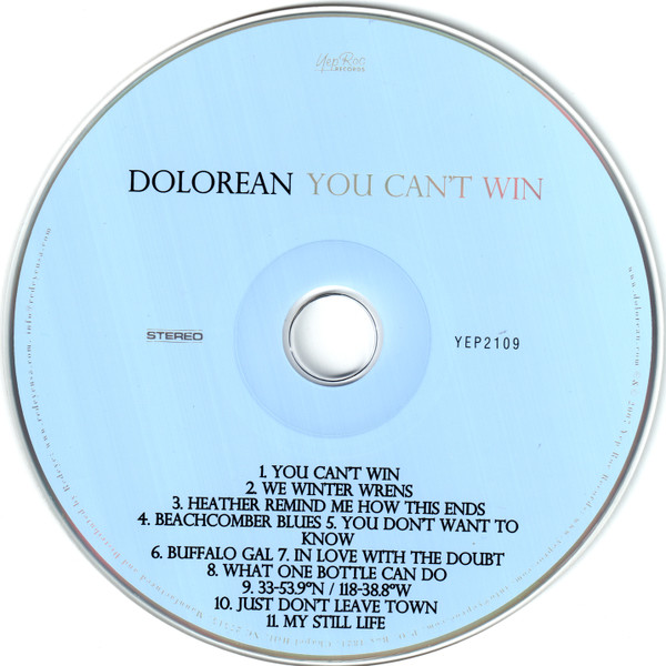 Dolorean - You Can't Win | Yep Roc Records (yep2109) - 4
