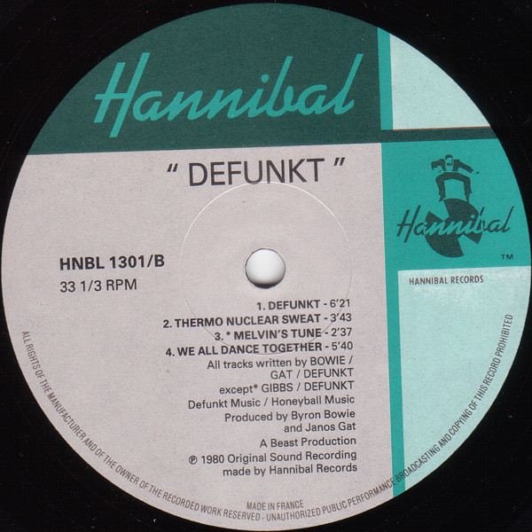 Defunkt - Defunkt | Hannibal Records (HNBL 1301) - 4