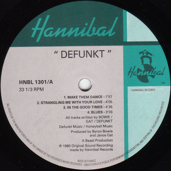 Defunkt - Defunkt | Hannibal Records (HNBL 1301) - 3