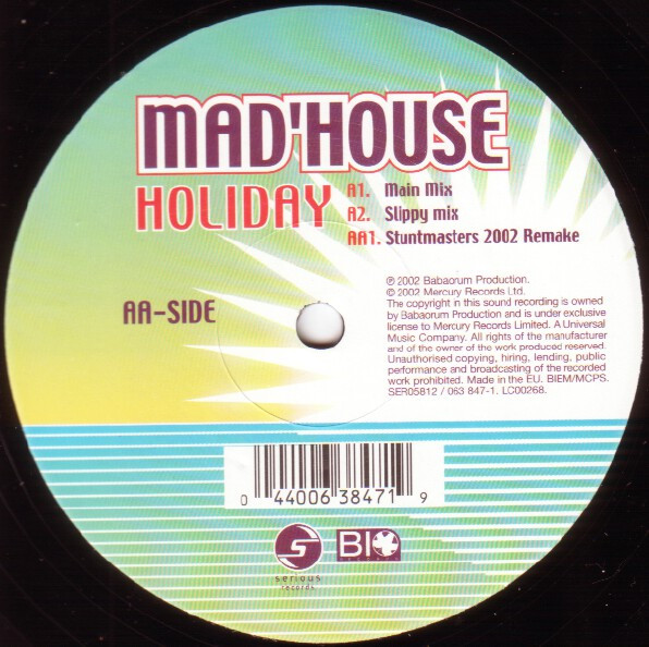 Mad'house - Holiday | Serious Records (SER05812) - 4