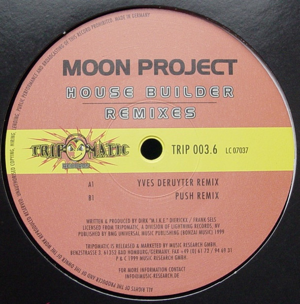 Moon Project - House Builder (Remixes) | Tripomatic Records Germany (TRIP 003.6) - 4