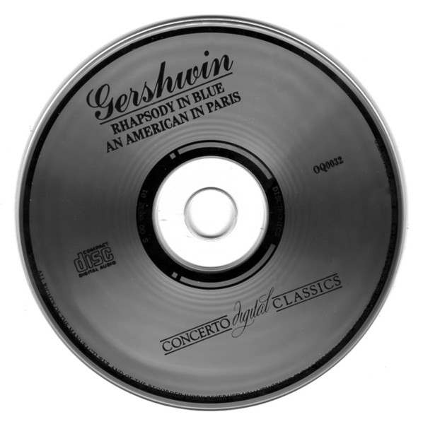 George Gershwin , London Festival Orchestra , Eric Rogers - Rhapsody In Blue; An American In Paris | Concerto Digital Classics (OQ0032) - 3