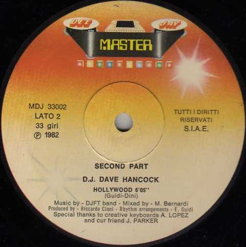 Dave Hancock - Hollywood | Master Dee Jay (MDJ 33002) - 2