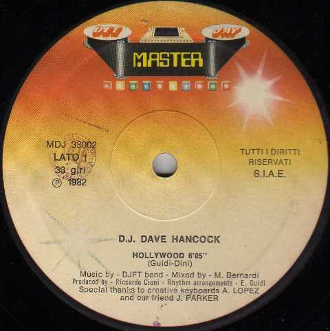 Dave Hancock - Hollywood | Master Dee Jay (MDJ 33002) - main