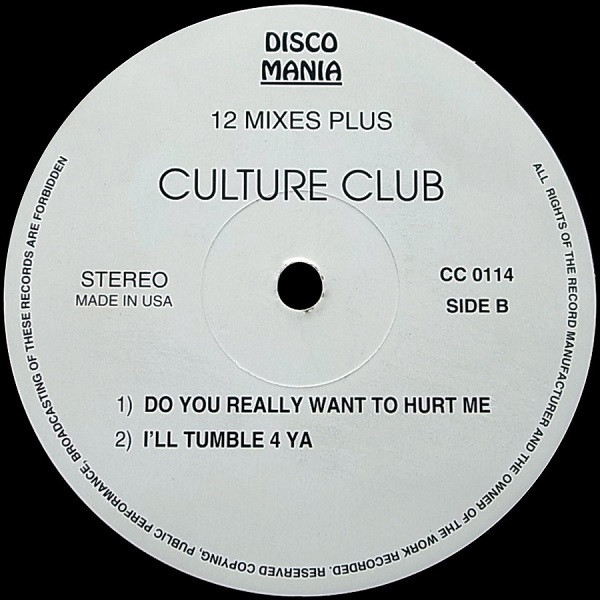 Culture Club - 12 Mixes Plus | Disco Mania (CC 0114) - main Culture Club - 12 Mixes Plus | Disco Mania (CC 0114) - main