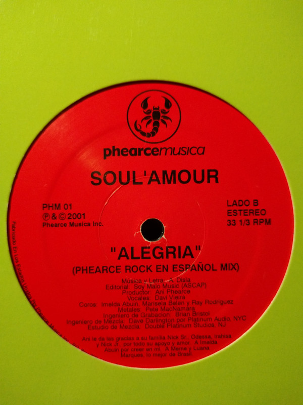 Soul 'Amour - Alegria | Phearce Musica (PHM 01) - 4