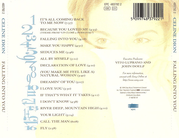 Céline Dion - Falling Into You | Epic (483792 2) - 2