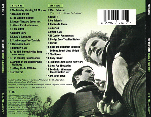 Simon & Garfunkel - The Essential Simon & Garfunkel | Columbia (C2K 90716) - 2 Simon & Garfunkel - The Essential Simon & Garfunkel | Columbia (C2K 90716) - 2
