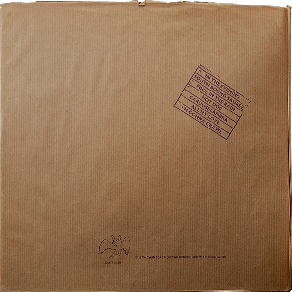 Led Zeppelin - In Through The Out Door | Swan Song (SSK 59410) - 4