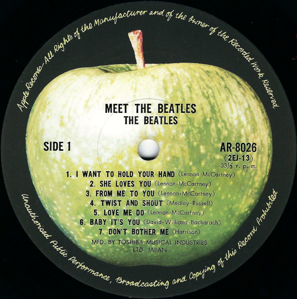 The Beatles - Meet The Beatles! = ビートルズ! | Apple Records (AR-8026) - 3 The Beatles - Meet The Beatles! = ビートルズ! | Apple Records (AR-8026) - 3