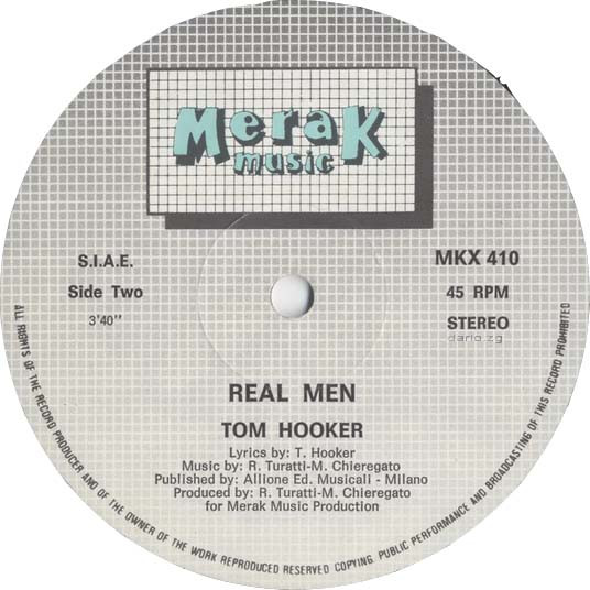 Tom Hooker - Real Men | Merak Music (MKX 410) - 4