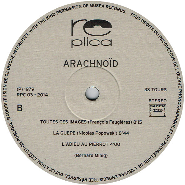 Arachnoid - Arachnoid | Replica Records (RPC03) - 4 Arachnoid - Arachnoid | Replica Records (RPC03) - 4