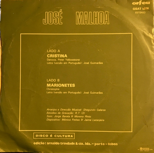José Malhoa - Cristina | Orfeu (GSAT 9016) - 2