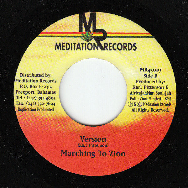 Michelle Gordon - Marching To Zion | Meditation Records (MR45019) - 2 Michelle Gordon - Marching To Zion | Meditation Records (MR45019) - 2