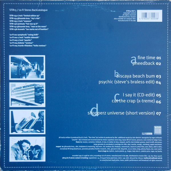 C-Rock - Track & Feel | STIR15 Recordings (STiR15 DLP-1) - 2 C-Rock - Track & Feel | STIR15 Recordings (STiR15 DLP-1) - 2