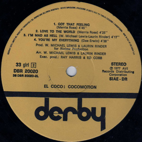 El Coco - Cocomotion | Derby (DBR 20020) - 2