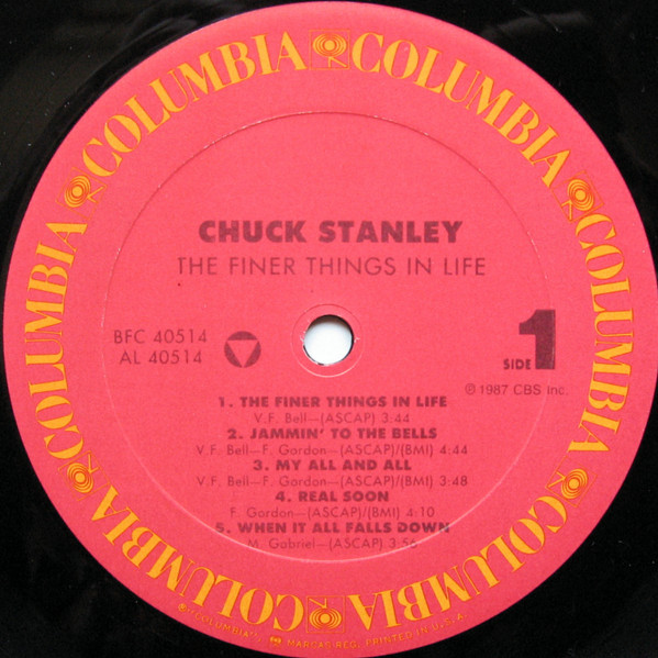 Chuck Stanley - The Finer Things In Life | Columbia (BFC 40514) - 3 Chuck Stanley - The Finer Things In Life | Columbia (BFC 40514) - 3