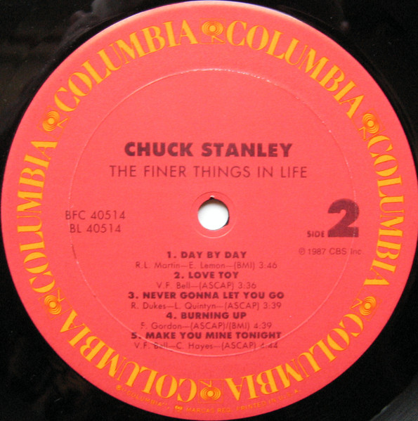 Chuck Stanley - The Finer Things In Life | Columbia (BFC 40514) - 4 Chuck Stanley - The Finer Things In Life | Columbia (BFC 40514) - 4