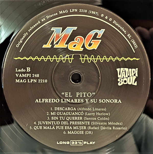 Alfredo Linares Y Su Sonora - El Pito Y Otros Exitos | Vampi Soul (VAMPI 248) - 3 Alfredo Linares Y Su Sonora - El Pito Y Otros Exitos | Vampi Soul (VAMPI 248) - 3