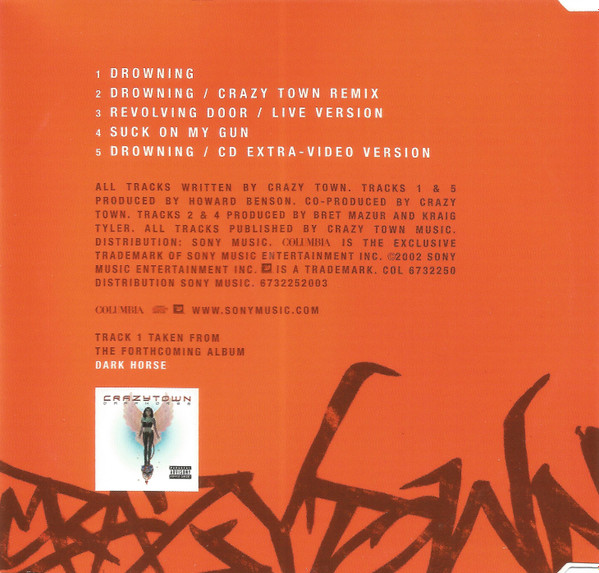 Crazy Town - Drowning | Columbia (COL 6732250) - 4