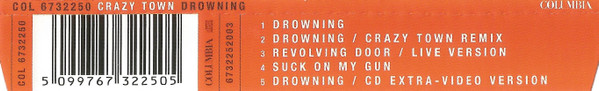 Crazy Town - Drowning | Columbia (COL 6732250) - 2