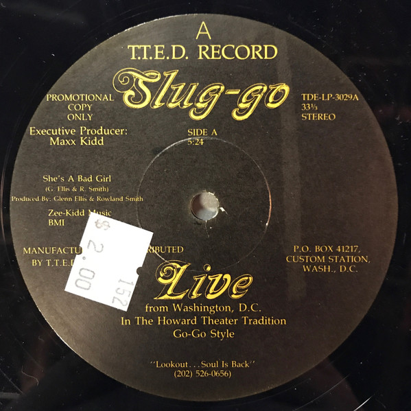 Slug-Go - Live | T.T.E.D. Records (TDE LP 3029) - main