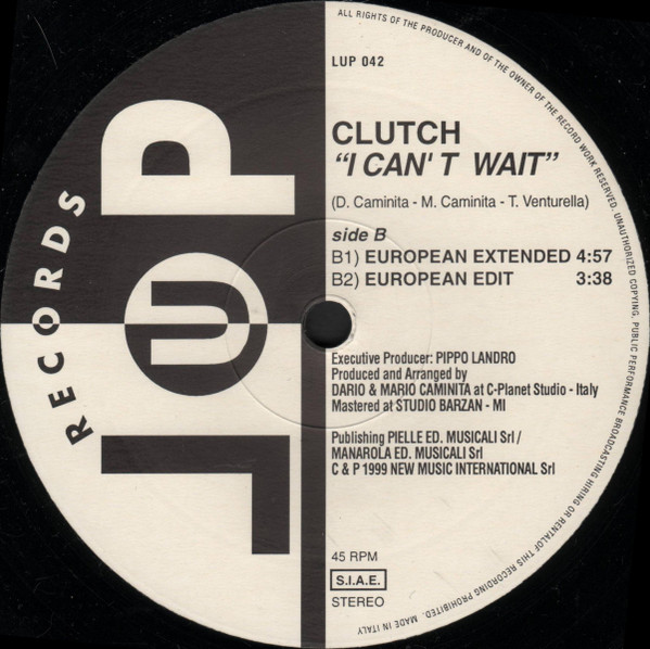 Clutch - I Can't Wait | LUP Records (LUP 042) - 2 Clutch - I Can't Wait | LUP Records (LUP 042) - 2