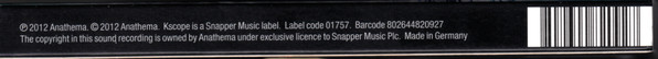 Anathema - Weather Systems | Kscope (KSCOPE209) - 3 Anathema - Weather Systems | Kscope (KSCOPE209) - 3