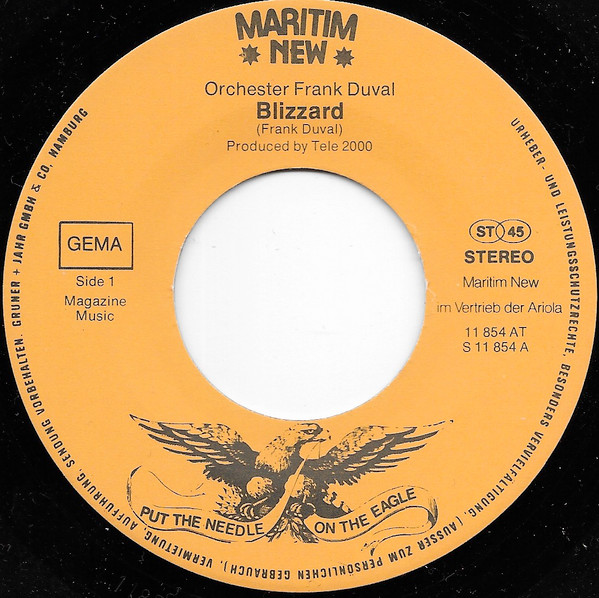 Frank Duval & Orchestra - Blizz | Maritim New (11 854 AT) - 3