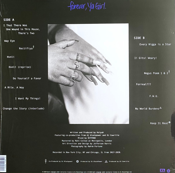 KeiyaA - Forever, Ya Girl | XL Recordings (XL1135LP) - 2 KeiyaA - Forever, Ya Girl | XL Recordings (XL1135LP) - 2