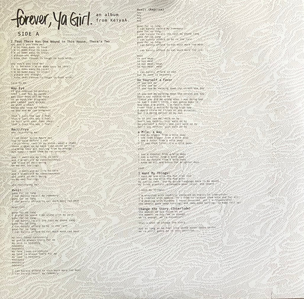 KeiyaA - Forever, Ya Girl | XL Recordings (XL1135LP) - 3 KeiyaA - Forever, Ya Girl | XL Recordings (XL1135LP) - 3