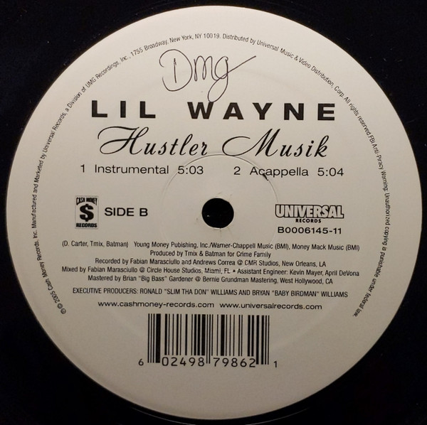 Lil Wayne - Hustler Musik | Cash Money Records (B0006145-11) - 4 Lil Wayne - Hustler Musik | Cash Money Records (B0006145-11) - 4