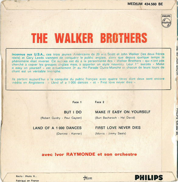 The Walker Brothers - But I Do | Philips (434.560 BE) - 2