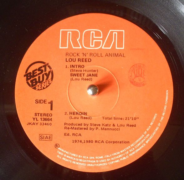 Lou Reed - Rock 'N' Roll Animal | RCA (YL 13664) - 3