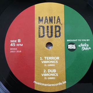 Vibronics - Red Gold & Green / Terror | Mania Dub (MD004) - 2