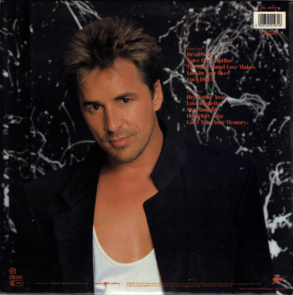 Don Johnson - Heartbeat | Epic (EPC 450103 1) - 4
