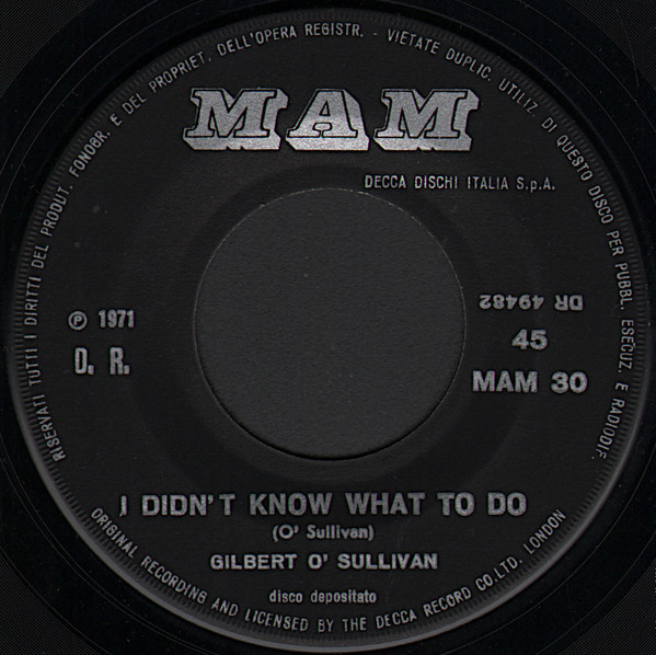 Gilbert O'Sullivan - We Will | MAM (MAM 30) - 4