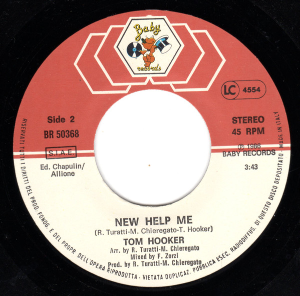 Tom Hooker - Help Me | Baby Records (BR 50368) - 4