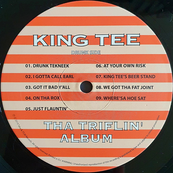 King Tee - Tha Triflin' Album | Taha Records (TAHA-026) - 3