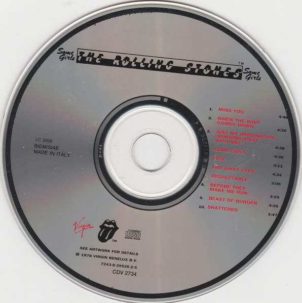 The Rolling Stones - Some Girls | Rolling Stones Records (CDV 2734) - 4 The Rolling Stones - Some Girls | Rolling Stones Records (CDV 2734) - 4