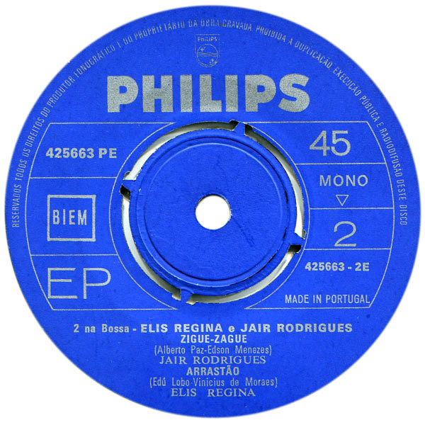 Elis Regina + Jair Rodrigues - = 2 Na Bossa | Philips (425.663 PE) - 4