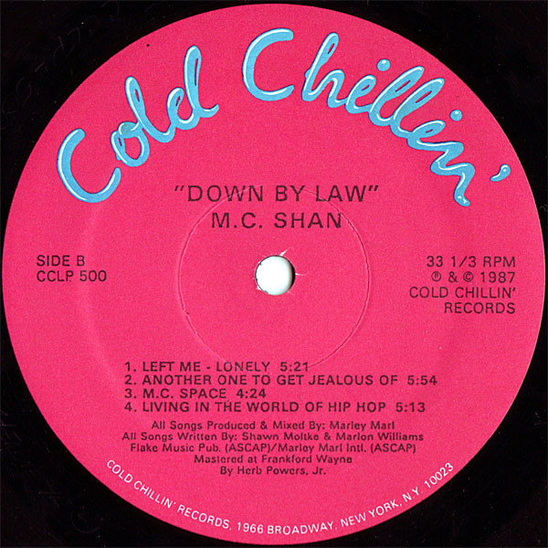 MC Shan - Down By Law | Cold Chillin' (CCLP 500) - 4 MC Shan - Down By Law | Cold Chillin' (CCLP 500) - 4
