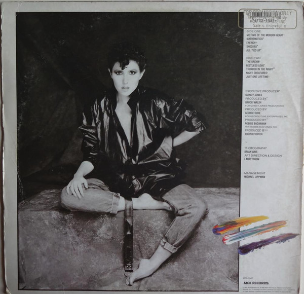 Melissa Manchester - Mathematics | MCA Records (MCA 5587) - 2 Melissa Manchester - Mathematics | MCA Records (MCA 5587) - 2