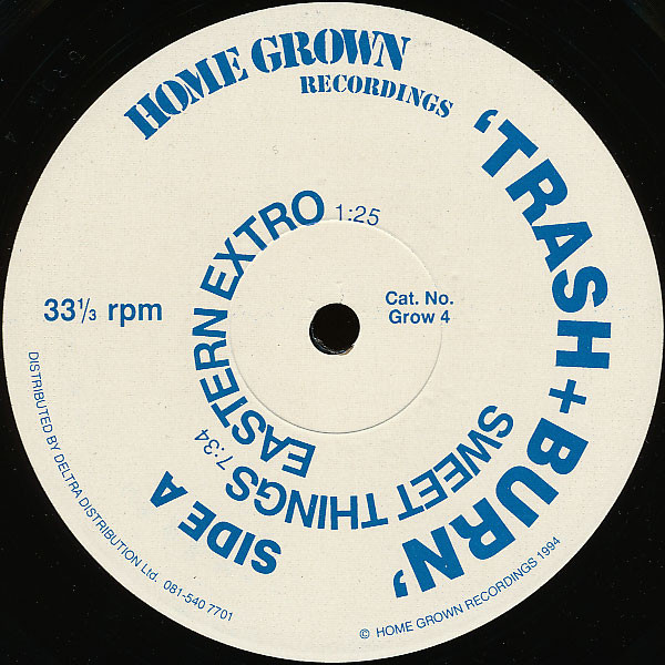Trash + Burn - Untitled | Home Grown Recordings (Grow 4)