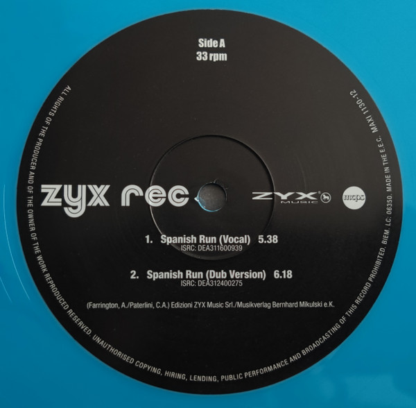Jaco - Spanish Run | ZYX Music (MAXI 1130-12) - 4