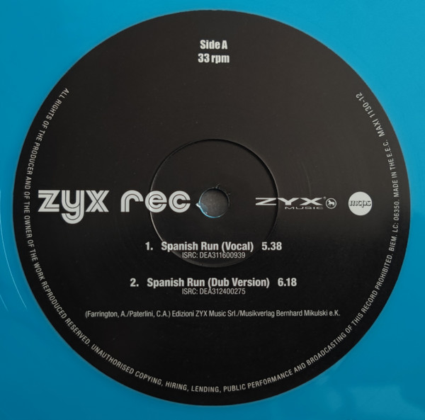 Jaco - Spanish Run | ZYX Music (MAXI 1130-12) - 3