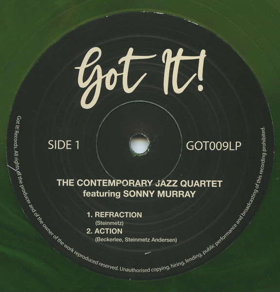 The Contemporary Jazz Quartet Featuring Sunny Murray - Action | Got It! (GOT009LP) - 4