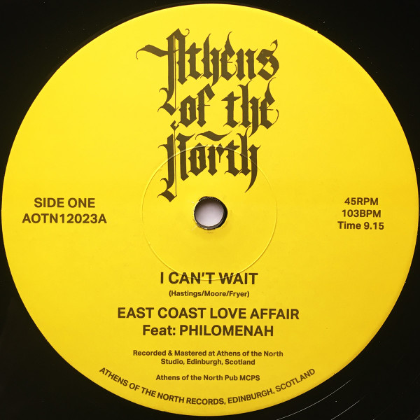 East Coast Love Affair - I Can't Wait | Athens Of The North (AOTN12023) East Coast Love Affair - I Can't Wait | Athens Of The North (AOTN12023)