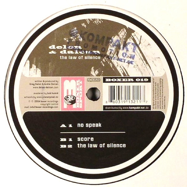 Delon & Dalcan - The Law Of Silence | Boxer Recordings (BOXER 019) - main Delon & Dalcan - The Law Of Silence | Boxer Recordings (BOXER 019) - main