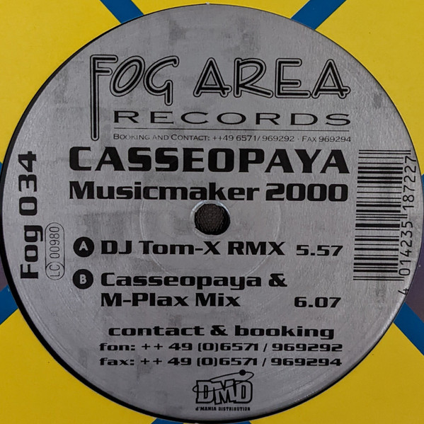 Casseopaya - Musicmaker 2000 | Fog Area Records (FOG 034) - 4